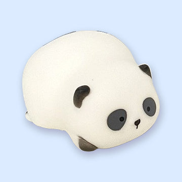 Fix a ripped squishy guide, shown with a lying panda squishy in a gift box