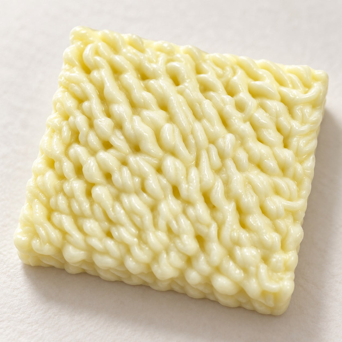 Ramen Squishy, Instant Noodle Block, close-up of the surface and details