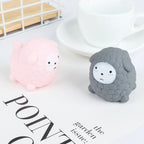 Sheep Squishy, Fluffy Lamb in Pastel TPR