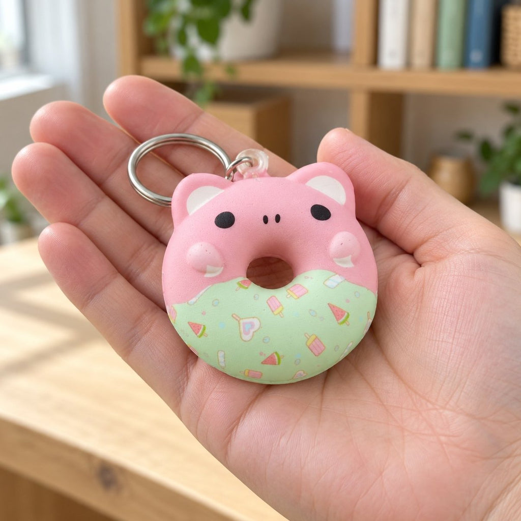 In de hand gehouden: slow rising sleutelhanger squishy, zo zie je hoe groot hij echt is
