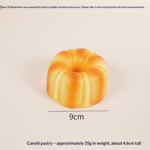Canelé Squishy, French Pastry 9 cm