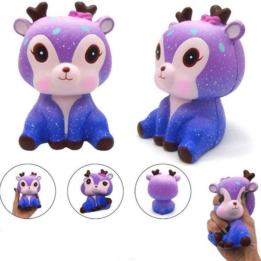 Galaxy Deer Squishy, Slow Rising PU