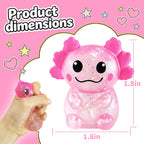 Glitter Axolotl Squishy, Slow Rising