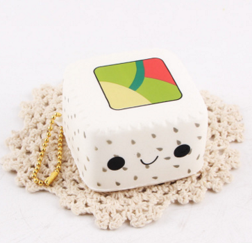 Sushi Squishy kawaii, langsam aufsteigend