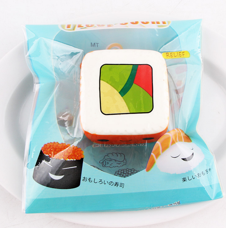 Squishy sushi kawaii, slow rising