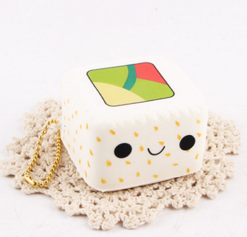 Sushi Squishy kawaii, langsam aufsteigend
