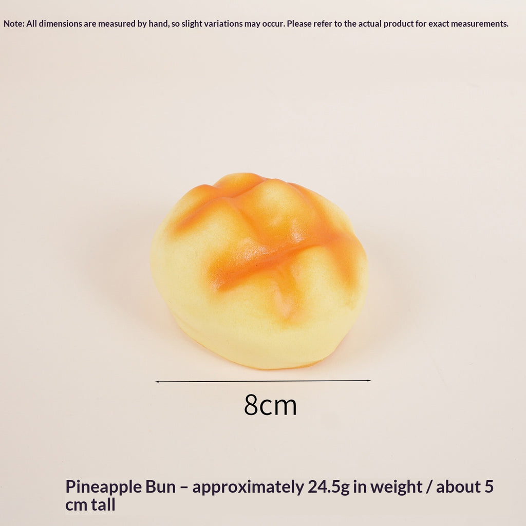 Pineapple Bun Squishy, Slow Rising 8 or 12 cm