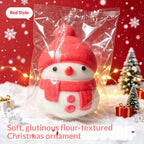 Squishy snemand, blød som mochi og slow rising
