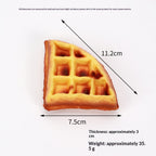 Waffle Squishy, Realistic Triangle Slice 11 cm