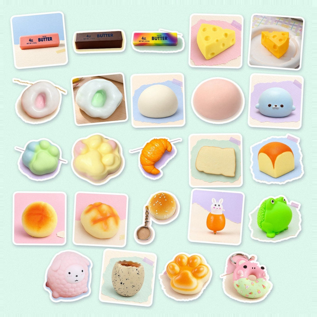 Squishy adventní kalendář k naplnění: 24 různých squishy pohromadě