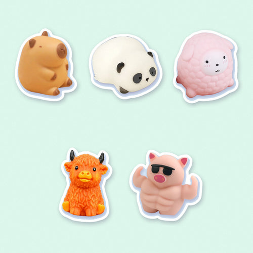 Animal Friends Squishy Set of 5