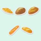 Set de 5 squishies de pan