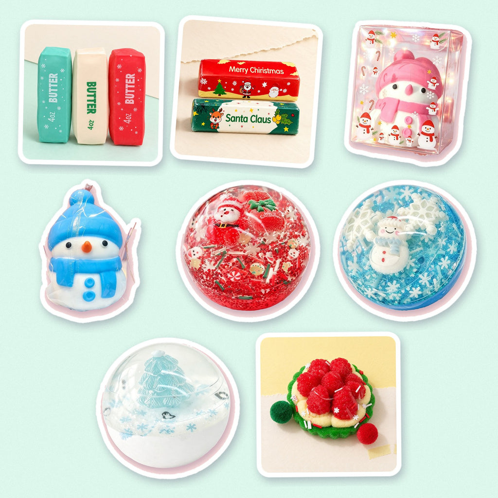 Christmas Squishy Box of 8