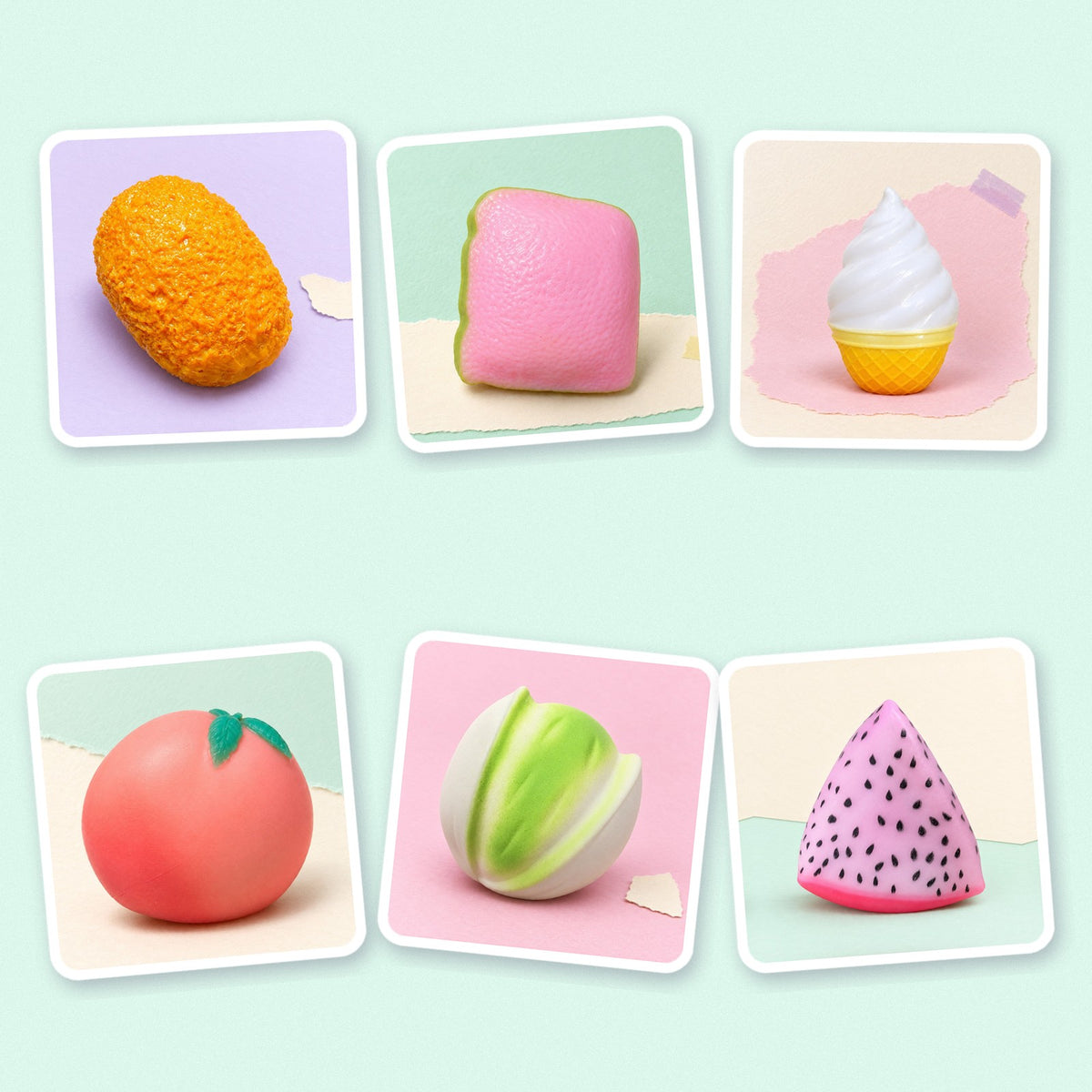 Crunchy Taba Squishy Collection, all 6