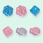 Mix mini želé squishy, 6 kusů, sada squishy