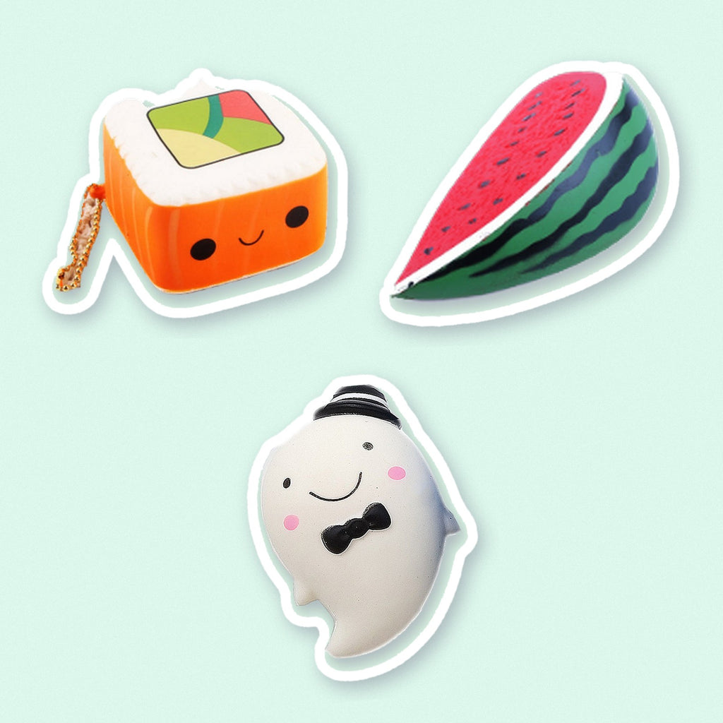 Slow rising squishy trio, squishy set