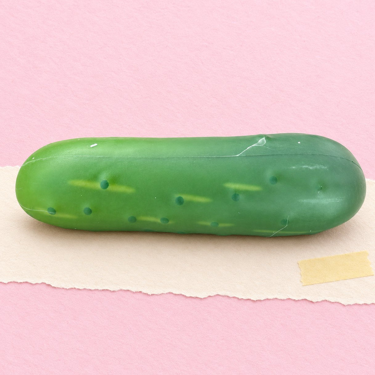 Gurke Squishy aus knusprigem Crunchy PU, Gemüse zum Drücken