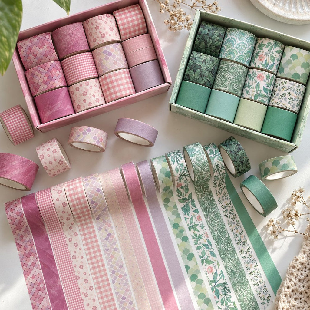 Squishy krabička washi pásek: dvě krabičky po 12 rolích