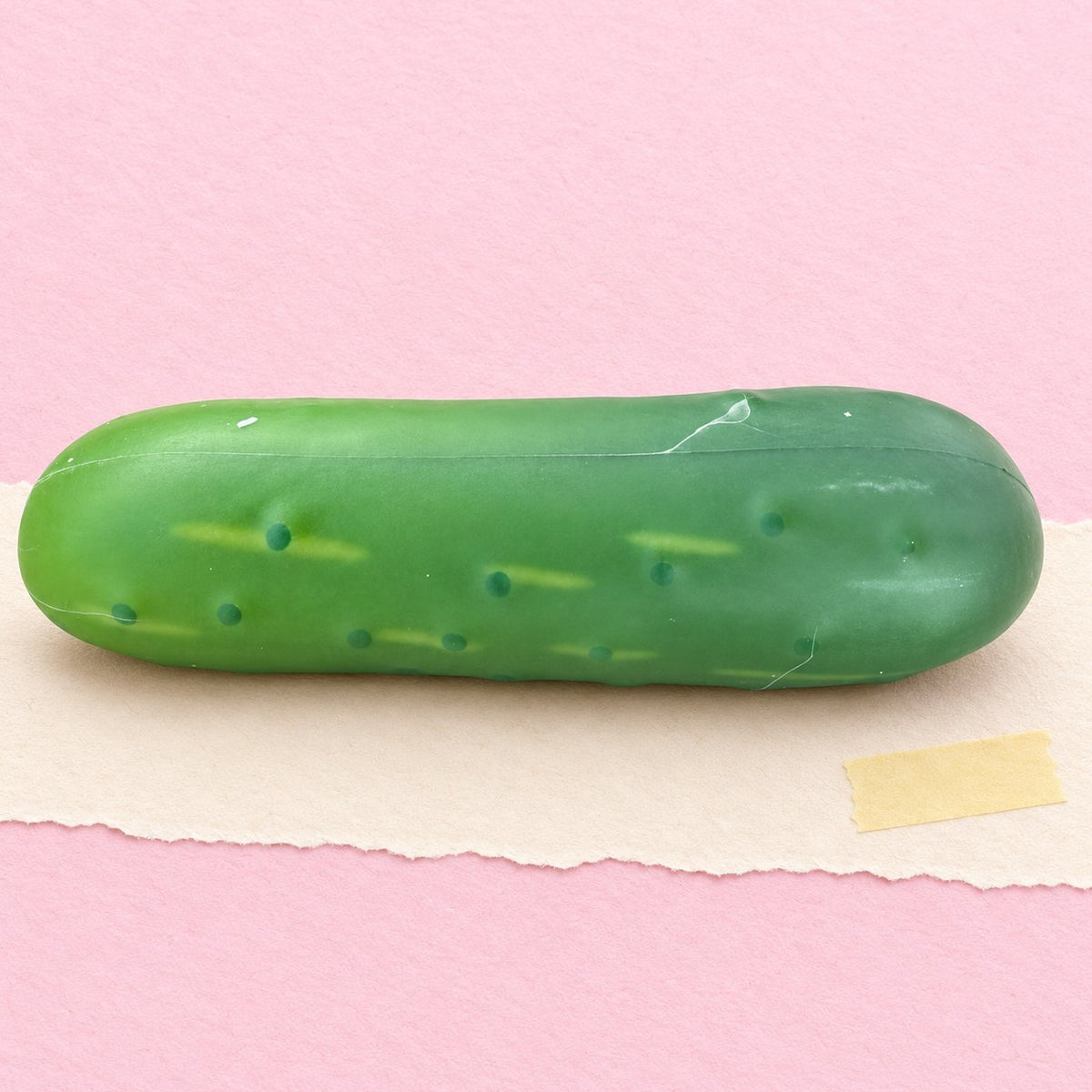 Squishy pepino de PU crujiente, foto del producto