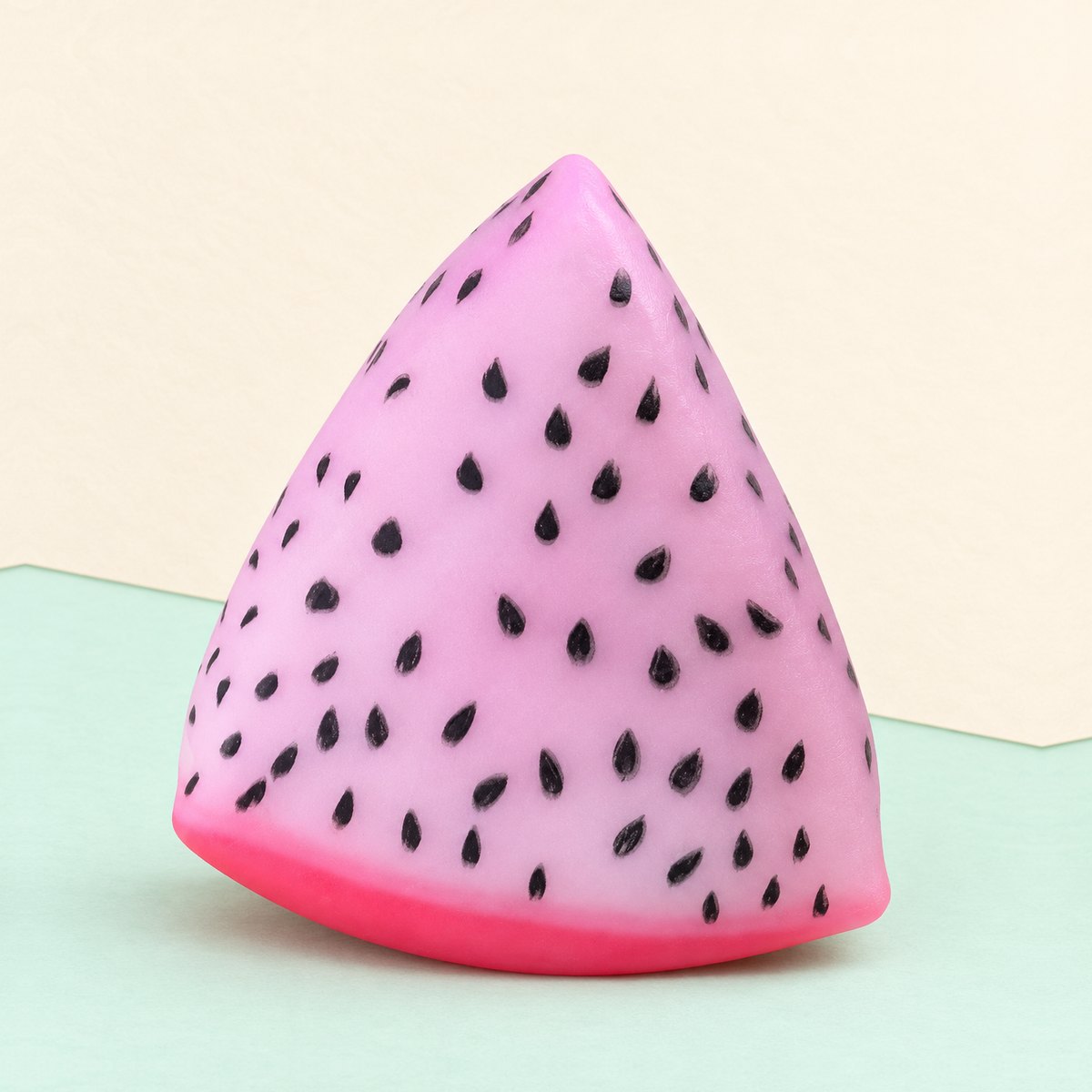 Squishy pitaia crunchy que muda de cor ao sol