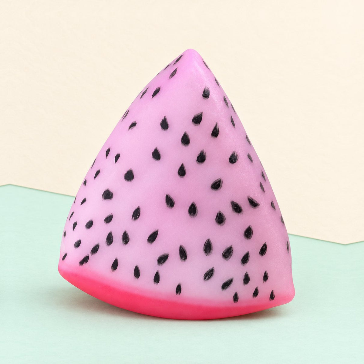 Squishy crunchy de pitaya que cambia de color al sol