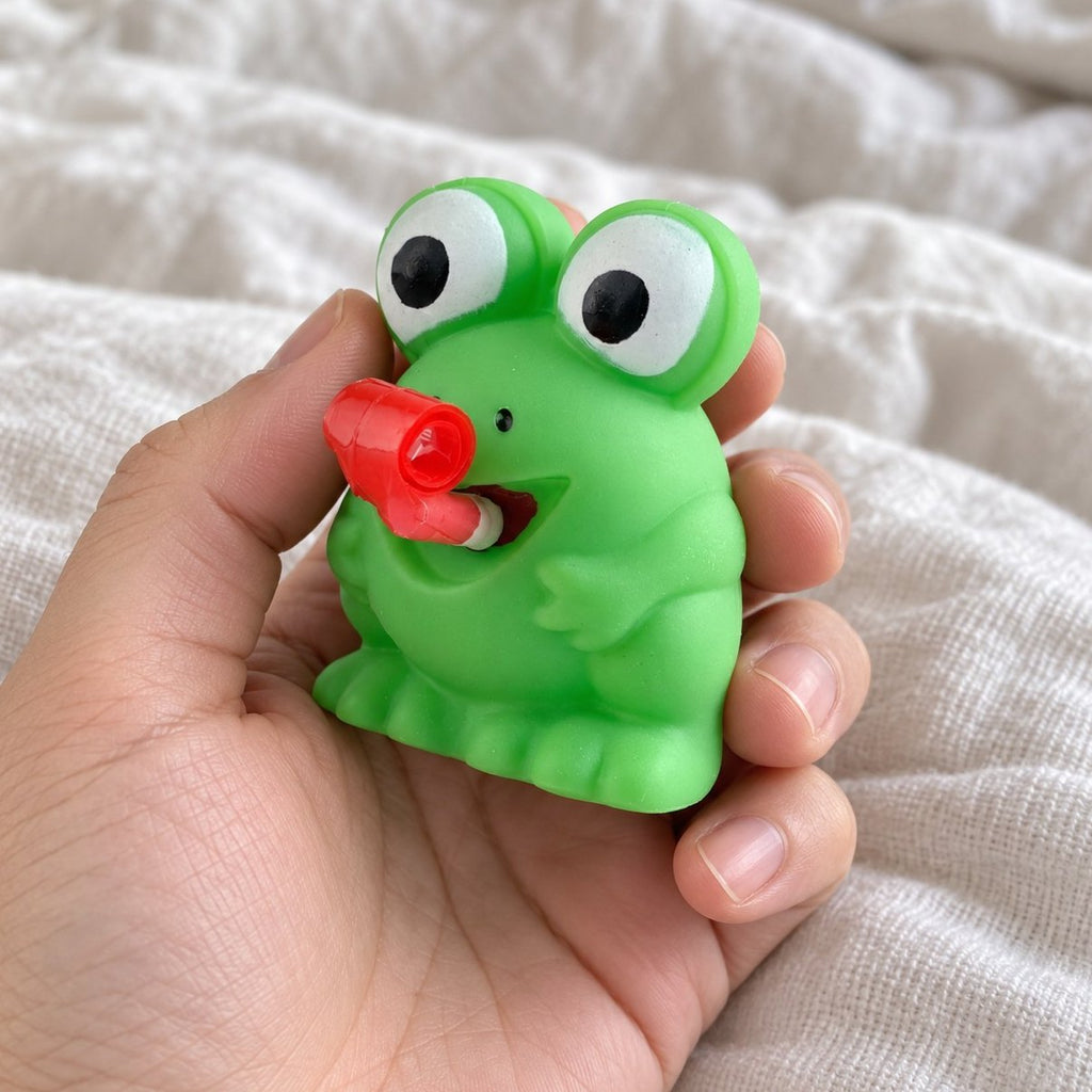 Squishy żaba lub dino – żabka z perspektywy pierwszej osoby