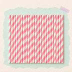 Palhinha fita nano – Palhinhas de papel às riscas para bolhas de fita nano, 25 peças (Rosa), fotografia do produto em papel pastel