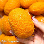 Crunchy Croquette Squishy, Handmade