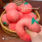 Crunchy Pfirsich Squishy, handgemacht, Taba Squishy