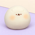Hamster squishy taba – Taba Squishy Hamster Daifuku, Extra Soft (White), product photo on pastel paper