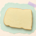 Toast squishy soft – Toast Slice Squishy, Soft Bread, product photo on pastel paper